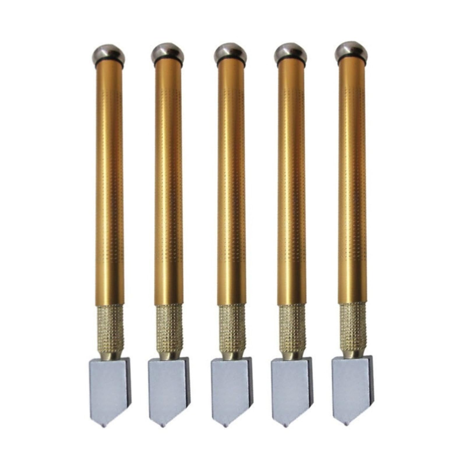 Hnulgvi Glass Cutter-5Pcs Glass Cutters Diamond Glass Cutting Tool Non Slip Handle Handheld Cutter(Glass Cutter-5Pcs)