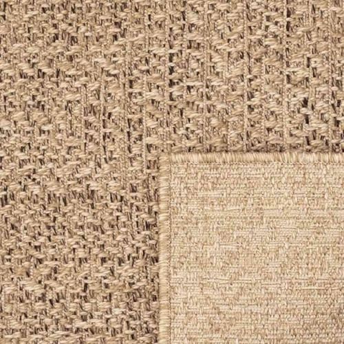 Tapis d'extérieur ZIZUR aspect jute résistant eau et poussière - 8