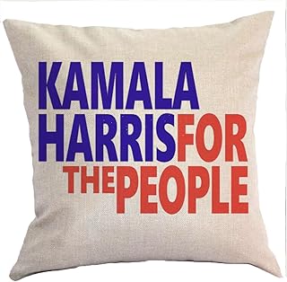 Kamala Harris for The People Throw Pillow Cover Pillowcases Removable Double Side 18"x18" Color:Kamala Harris