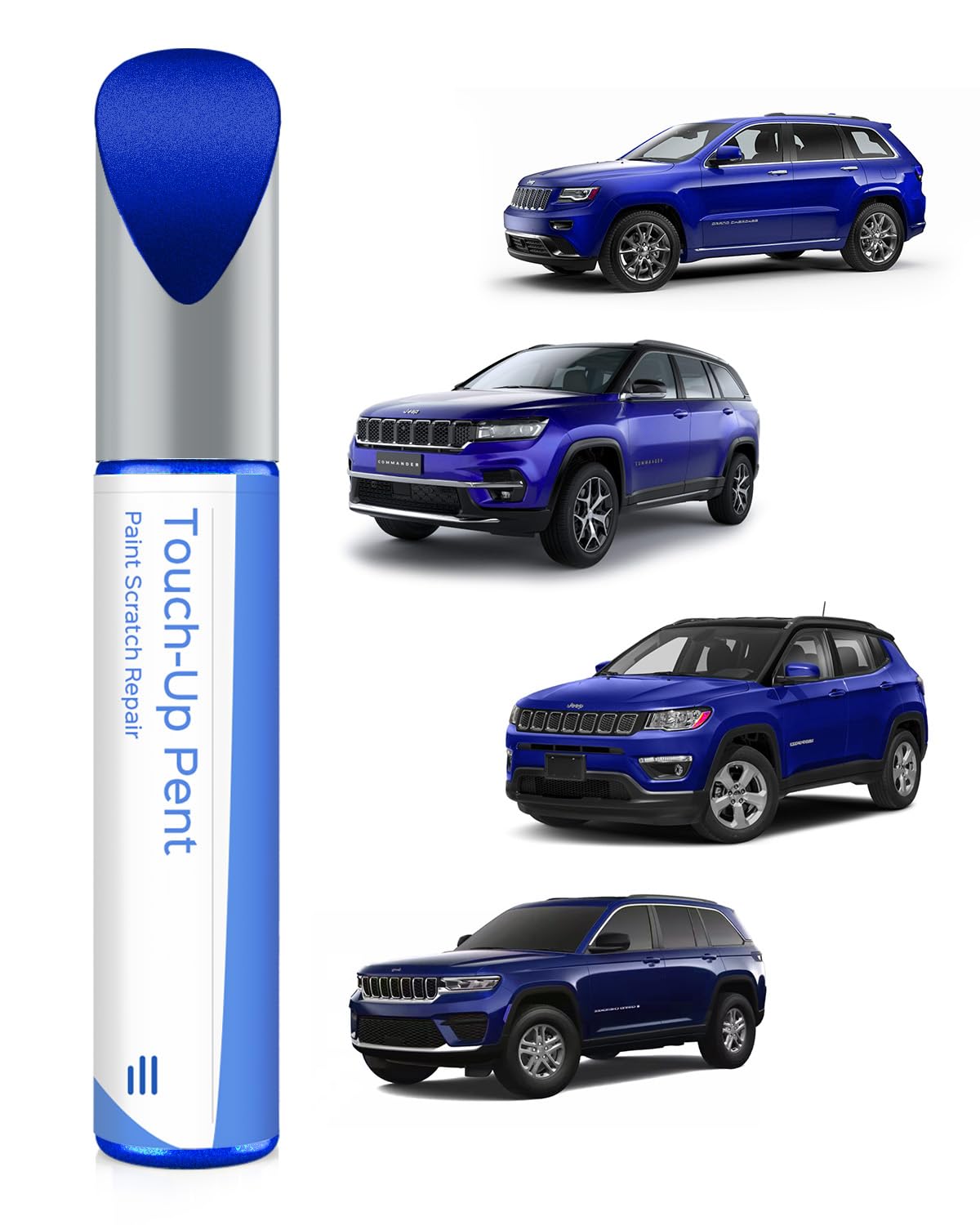 PBM/SBM Ocean Blue Touch Up Paint Compatible with Jeep Exact Match Chips and Nicks Touch Up