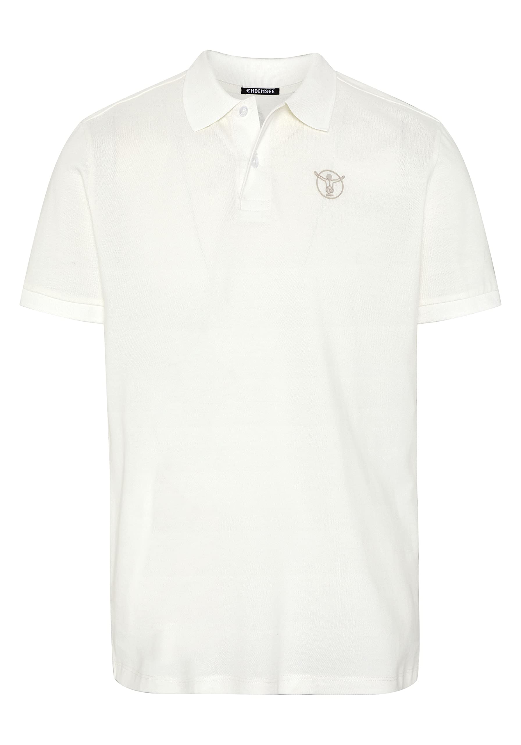 Chiemsee Poloshirt mit Jumper-Logo – Herren-Polo im Basic-Stil, Baumwollpiqué