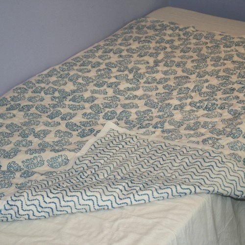 Buy Natural quilts Blue Elephants Regular Quillow Online at Low Prices in India Amazon.in