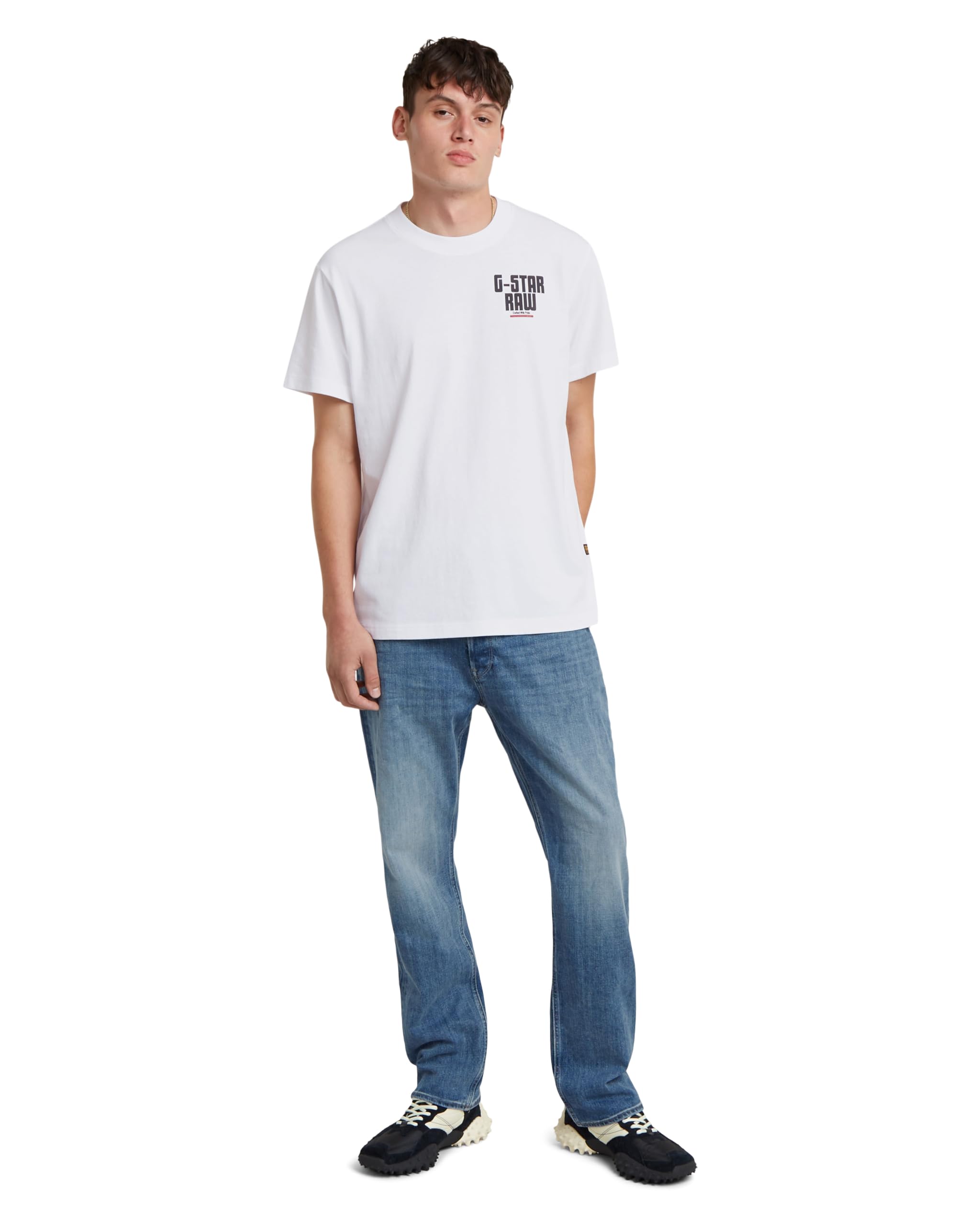 G-Star Herren Dakota Regular Straight Jeans Blau (Faded Niagara D23691-D498-D893) 40W / – Bild 4