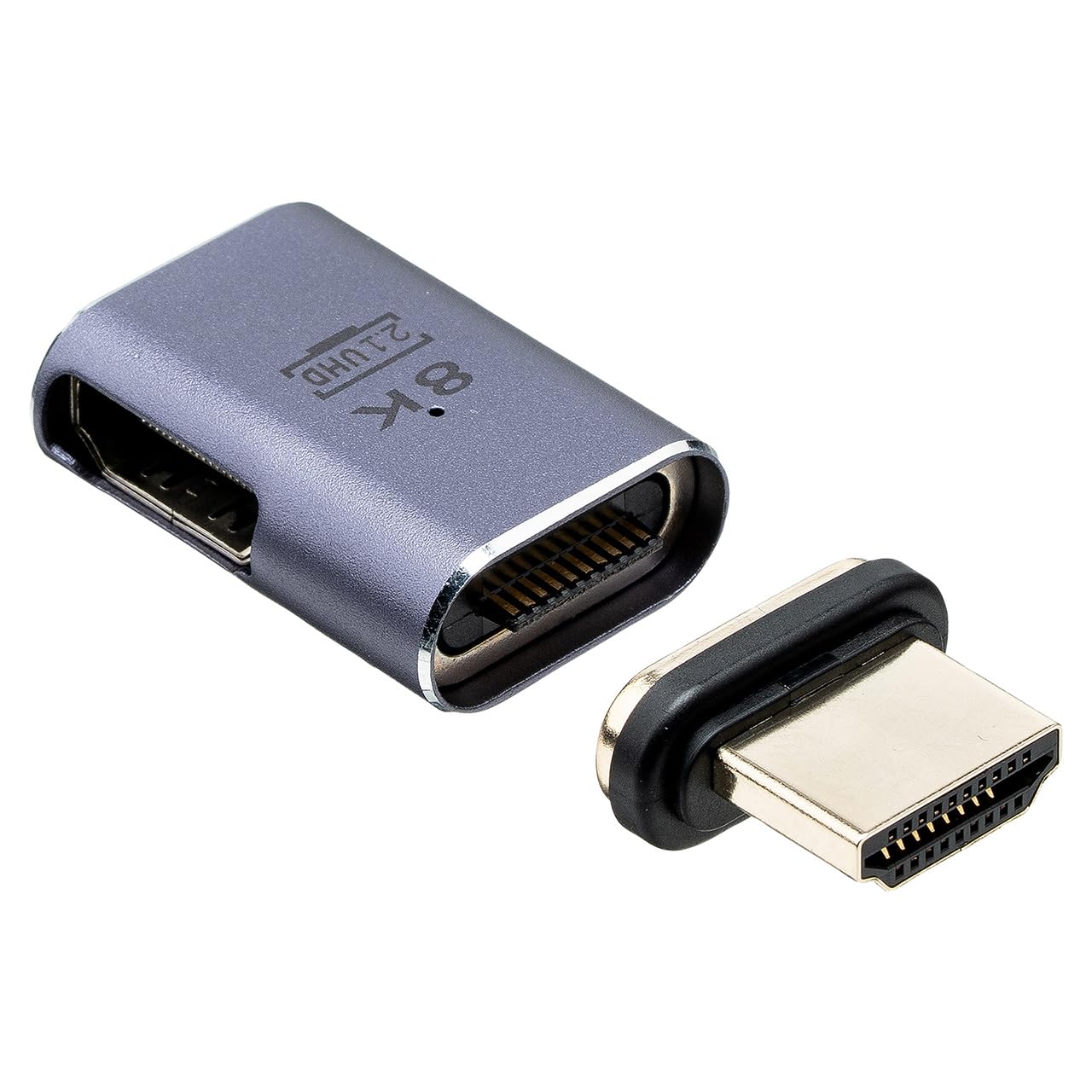 Amazon | サンワダイレクト HDMI 変換アダプタ マグネット 右向き 8K