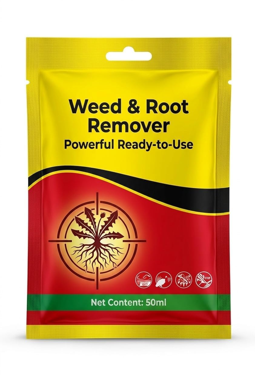 Weed and Root Remover 100G Ready to Use | Fast Acting Deep Penetrating Formula | Removes Weeds from Root for Garden, Lawn, Driveways, Pathways & Outdoor Areas (Pack of 01)-image-7