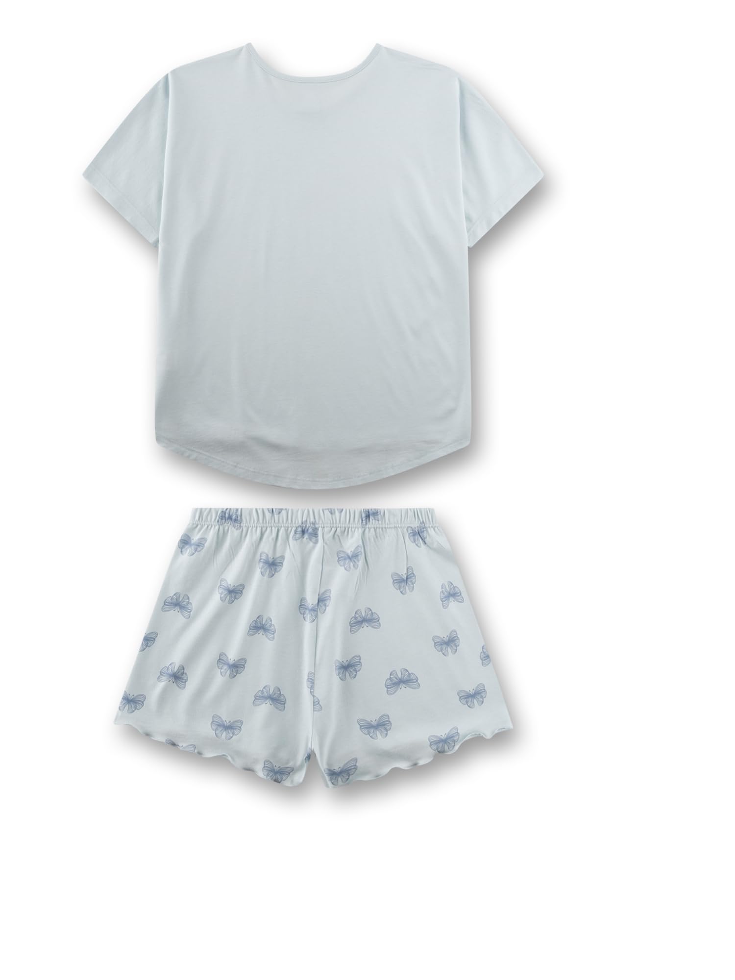 Sanetta 246100 Juego de Pijama, Turquesa, 128 cm para Niñas