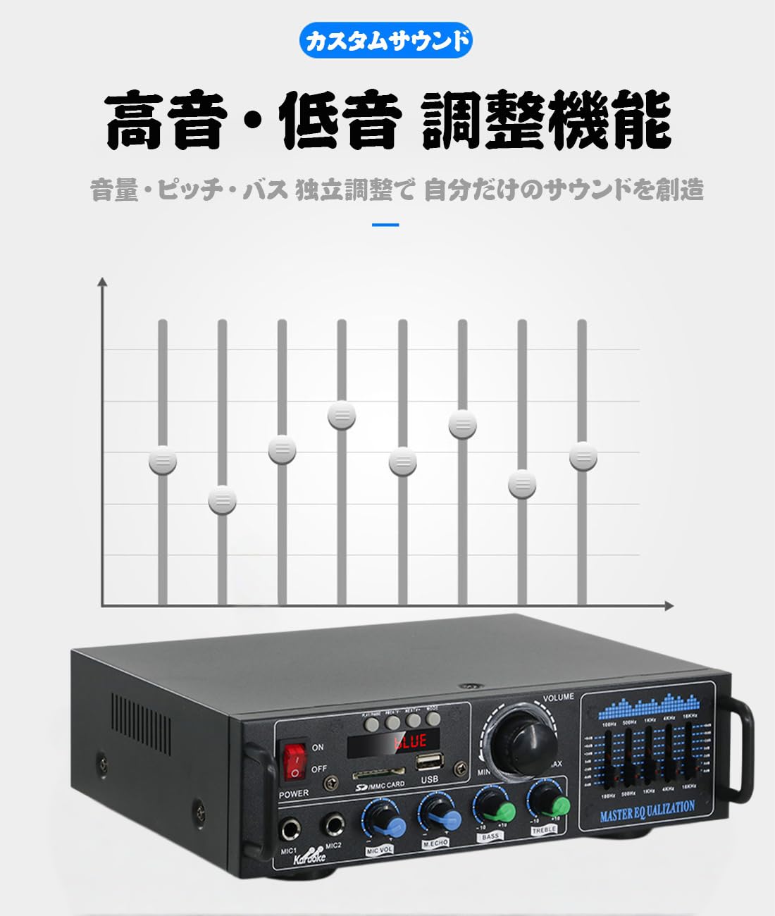 Amazon.co.jp: Topsky パワーアンプ オーディオサウンドアンプ USB