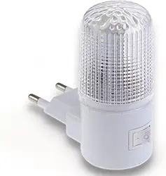 Abajur LED Mini Noturno Bivolt para Quarto Infantil: Luminária de Tomada em Acrílico - Luz Suave e Confortável para Bebês e Crianças - NEXUS MARKET (1)