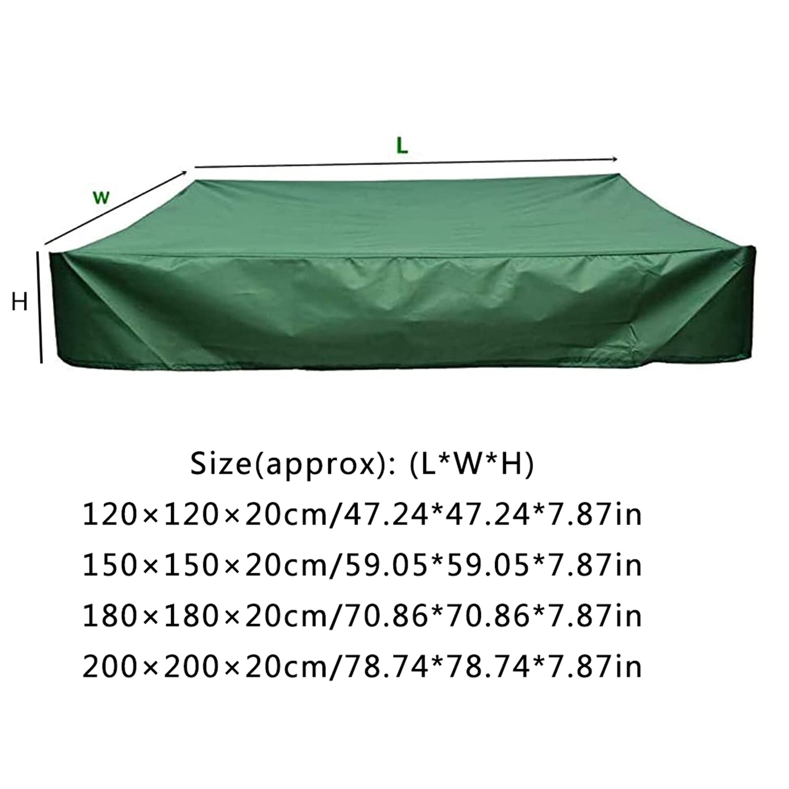 Copertura per Sabbiera,Copertura per Sandbox,Copertura Sabbiera Impermeabile ,Tessuto Oxford Telo Copri Sabbiera,Antipolvere, Impermeabile, Facile da Trasportare per Terrazza, Giardino (150X150