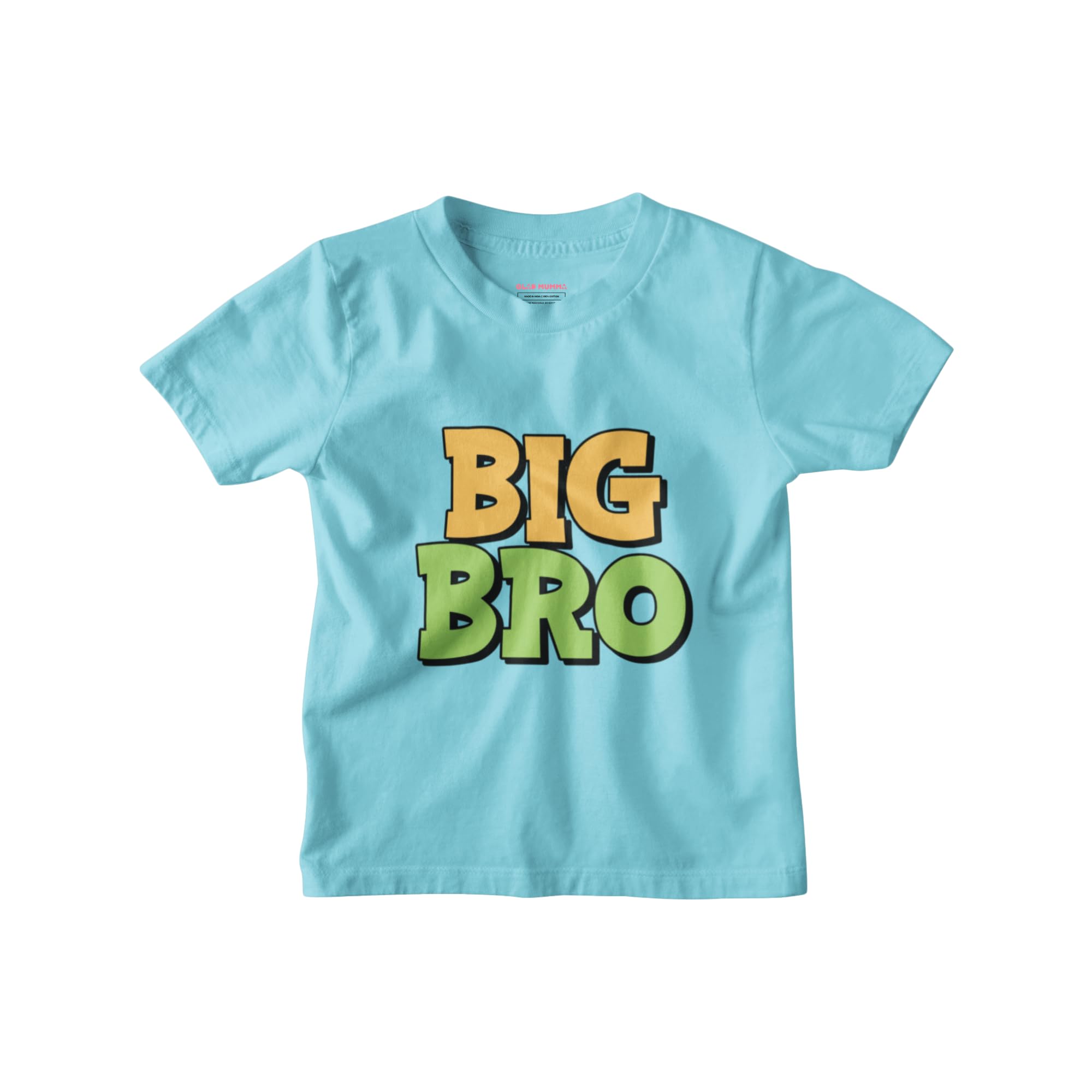 Big Bro Kids T-Shirt for Boys| 100% Cotton Ribbed Round Neck Announcement Tee for Brothers (0 Months to 9 Years)-image-33