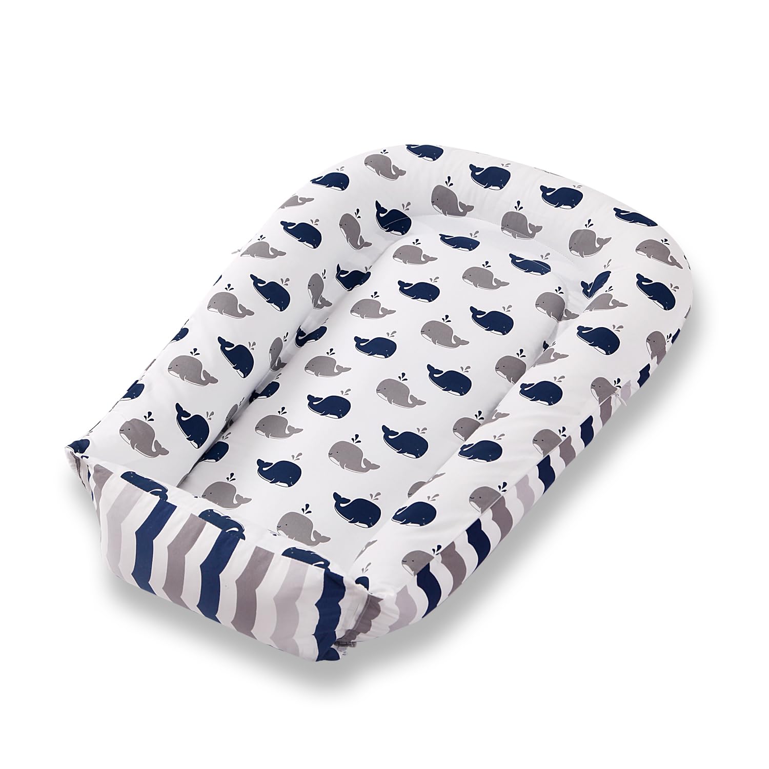 Little Grape Land Baby Nest for Newborn 100% Cotton Breathable Baby Pod