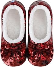 Snoozies Ballerina Bling Metallic Shine