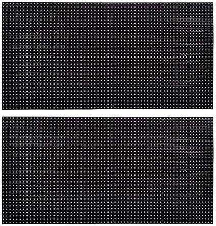 [Upgrade-Better IC, 2000cd, Strength Mask][2-Pack]NovaeLED P4 LED Matrix Module(10x5in) Indoor RGB Full Color LED Display Screen, 1/16 Scan, Pixel Pitch 4mm, Pixel Dots 64x32, MTBF Over 100000hrs