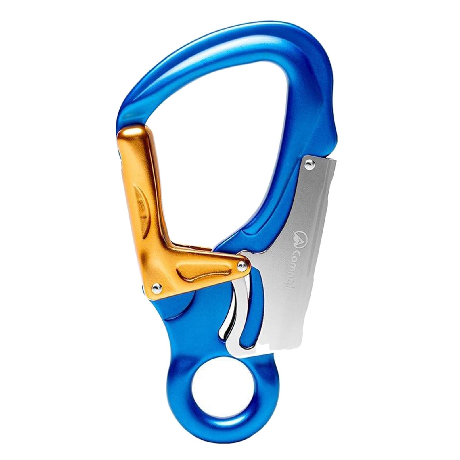 UJEAVETTE® 35Kn Safety Snap Hook Clip Rock Climbing Abseiling Fall Arrest Carabiner Blue-image-47