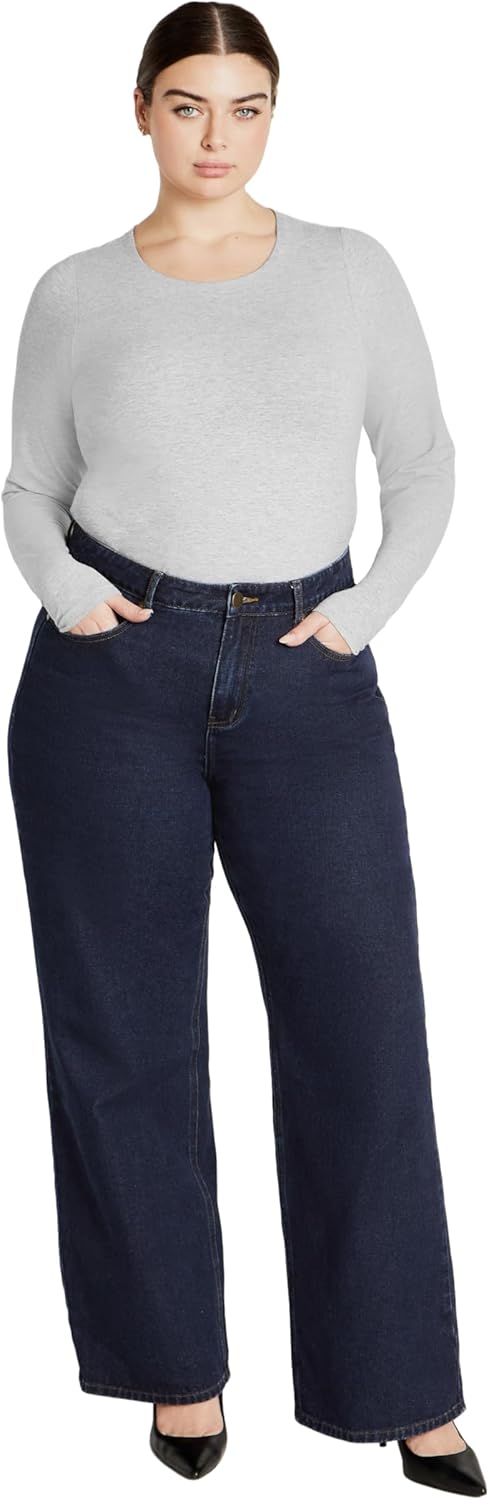 City Chic Womens Jean - JoJo Straight