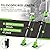 Weed Wacker Battery Powered - 3-in-1 Electric Weedeater/Grass Trimmer/Lawn Edger, Lightweight Cordless Weed Wacker for Yard Maintenance Must Haves, Lawn Trimmer for Garden Care