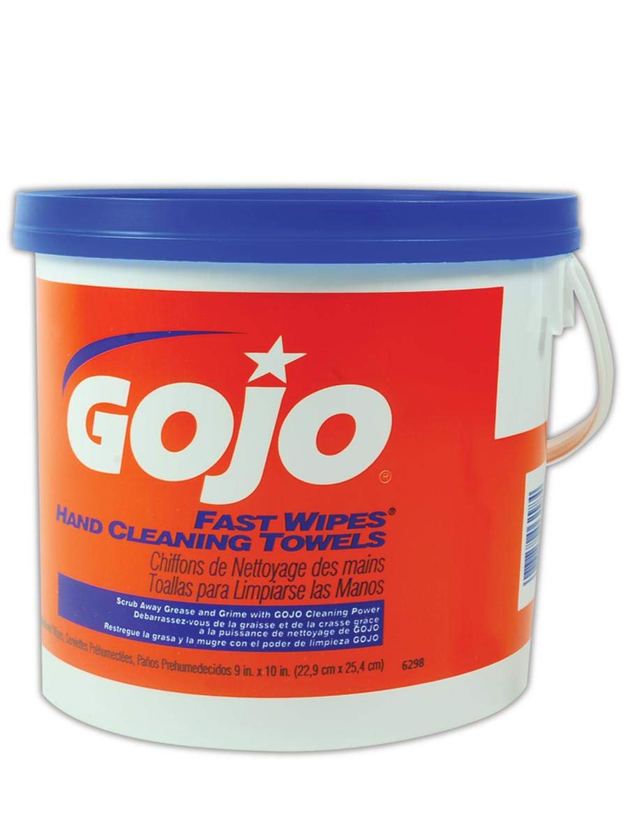 GOJO 6299-02 Fast Wipes Hand Cleaning Towel Capacity Volume Standard Orange Pack of 450