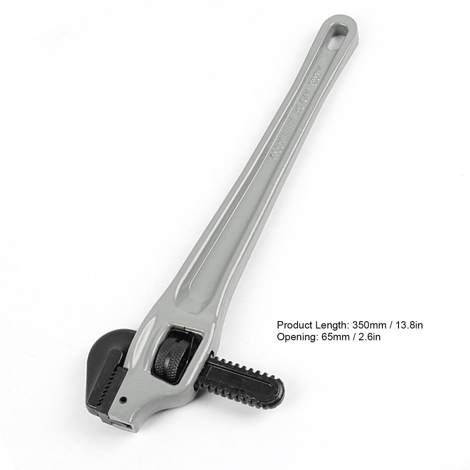 Yctze Chiave per Tubi Offset in Alluminio da 18 Pollici, Chiave a Ganasce in Acciaio Cr Mo Forgiato Leggero, Chiavi con Impugnatura Ergonomica Antiscivolo, Ideale per Installatori di Tubi (14 pollici)