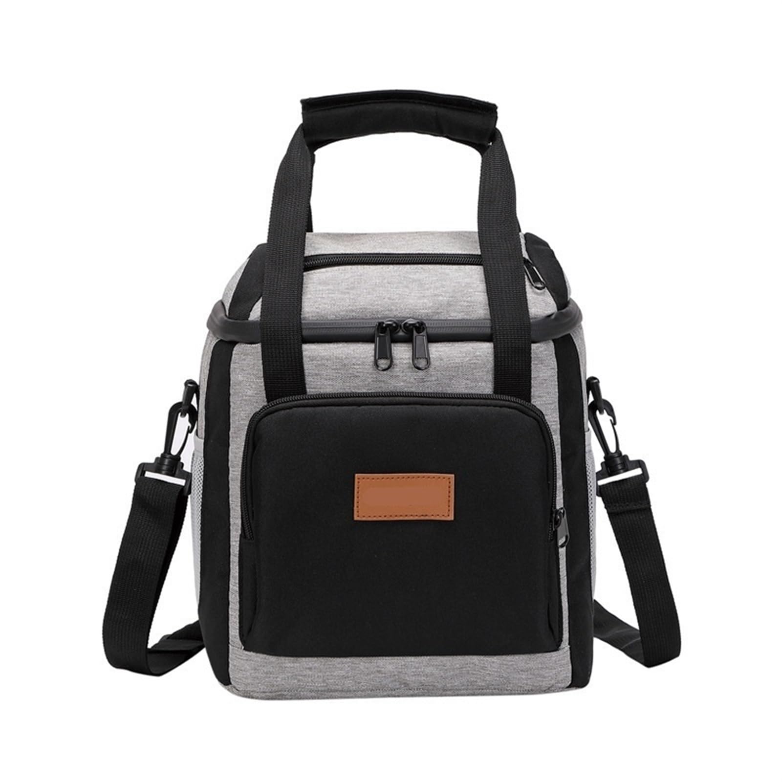 Lunchtasche, große Thermo-Lunchtasche mit Schultergurt, praktische Kühltasche für frische Lebensmittel, Frühstücksbox, tragbare Isoliertasche für Picknicks und Reisen (eine Farbe, eine Farbe)