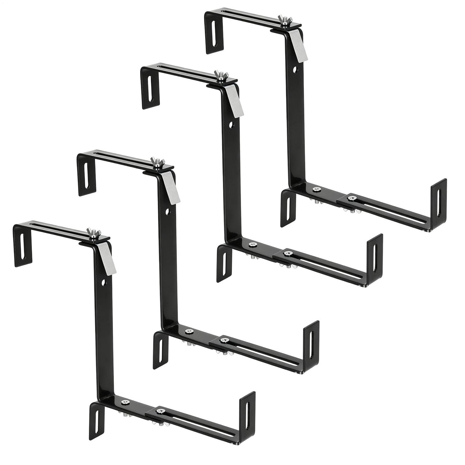 Perchas para plantas de valla y soportes de maceteros exterior