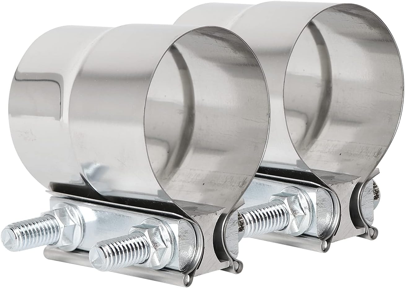 ETL INDUSTRIES 2.5 Inch Exhaust Clamp, Lap Joint Band Clamp