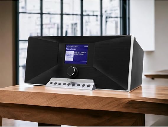 Soundmaster IR3500SW Internet Radio DAB+ Bluetooth Spotify UNDOK App Control
