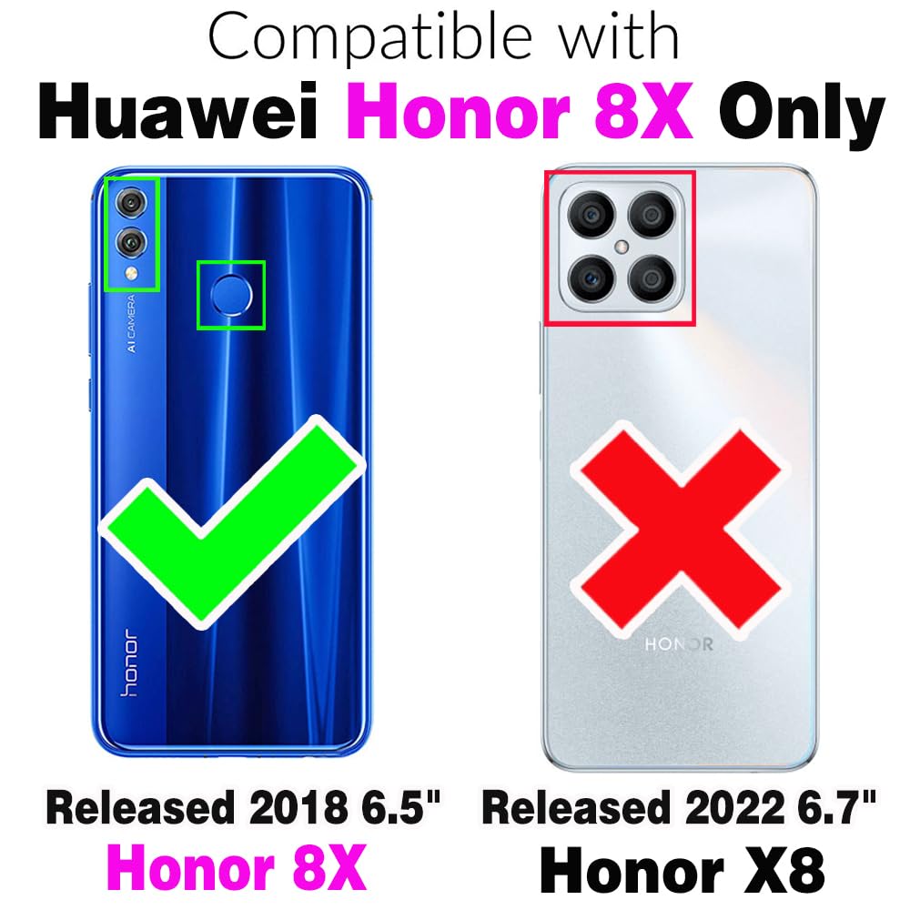 Custodia per Honor 90 Smart/Honor X7B con 1 pellicola protettiva in vetro temperato per Honor 90 Smart/Honor X7B, custodia in morbido TPU slim fit, antiurto, antigraffio, XS40