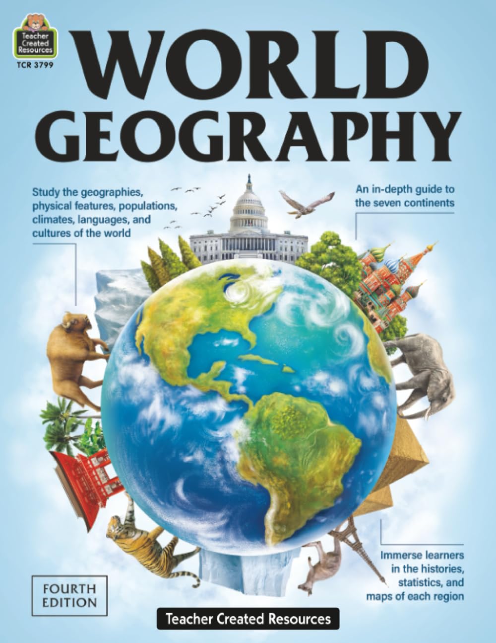 Teacher Created Resources World Geography Grades 5-8, 4th Edition (Teacher Created Materials)
