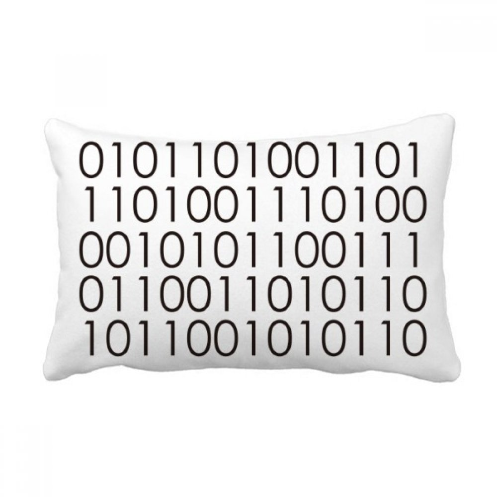Coussin lombaire binaire programmeur 40x60 cm pour canapé