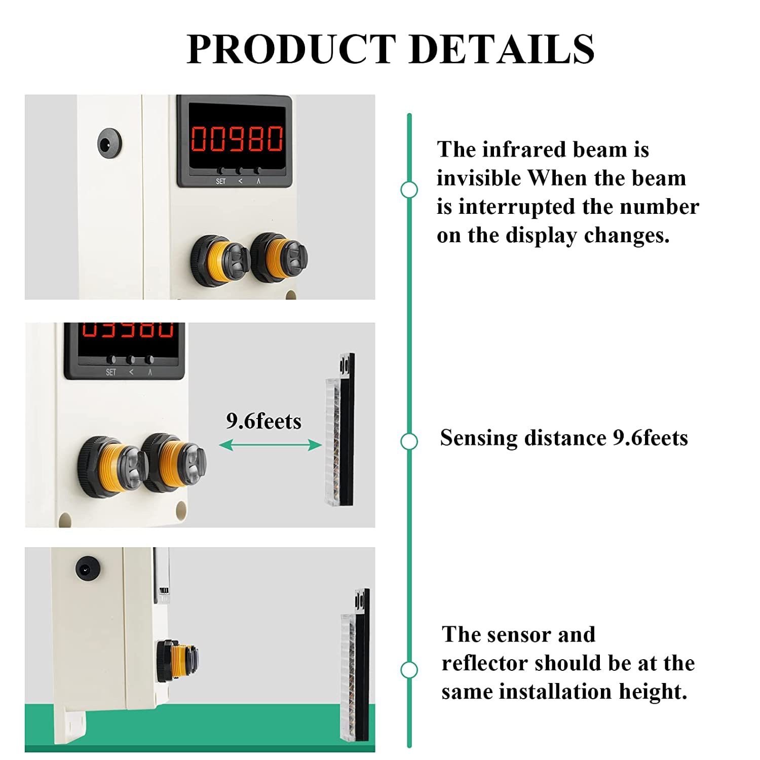 スマートカウンター リテール ピープルカウンター Amazon | スマートカウンター IR+ (B) 赤外線ワイヤレス人物カウンター