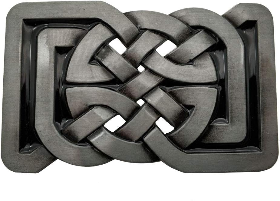 YONE Xwest Rectange Celtic Knot Belt Buckle