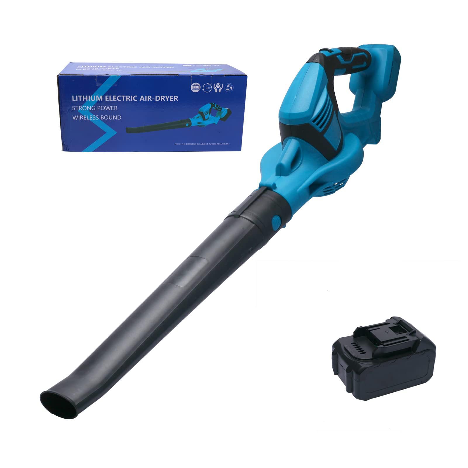 Bolivia'sLeaf Blower Cordless, Handheld Leaf Blower, 21V Battery-Powered Leaf Blower, 0-2.4 Cubic Meters/Minute Air Volume Leaf Blower Garden Vacuum Gardening Vacuum,Cordless Snow Leaf Debris Blower