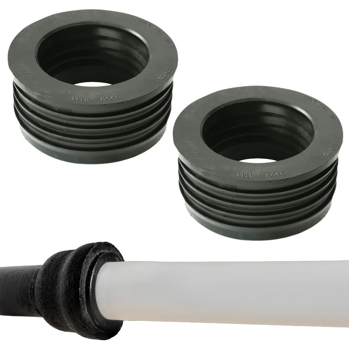 いぬごろう　リング4点 Amazon.com: Fernco P44U-305 4-in. Service Weight Cast Iron Hub to