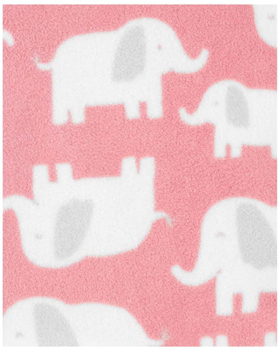 Carter's Baby Girls' 3-Piece Little Jacket Set (9 Months, Pink/Heather/Elephant)