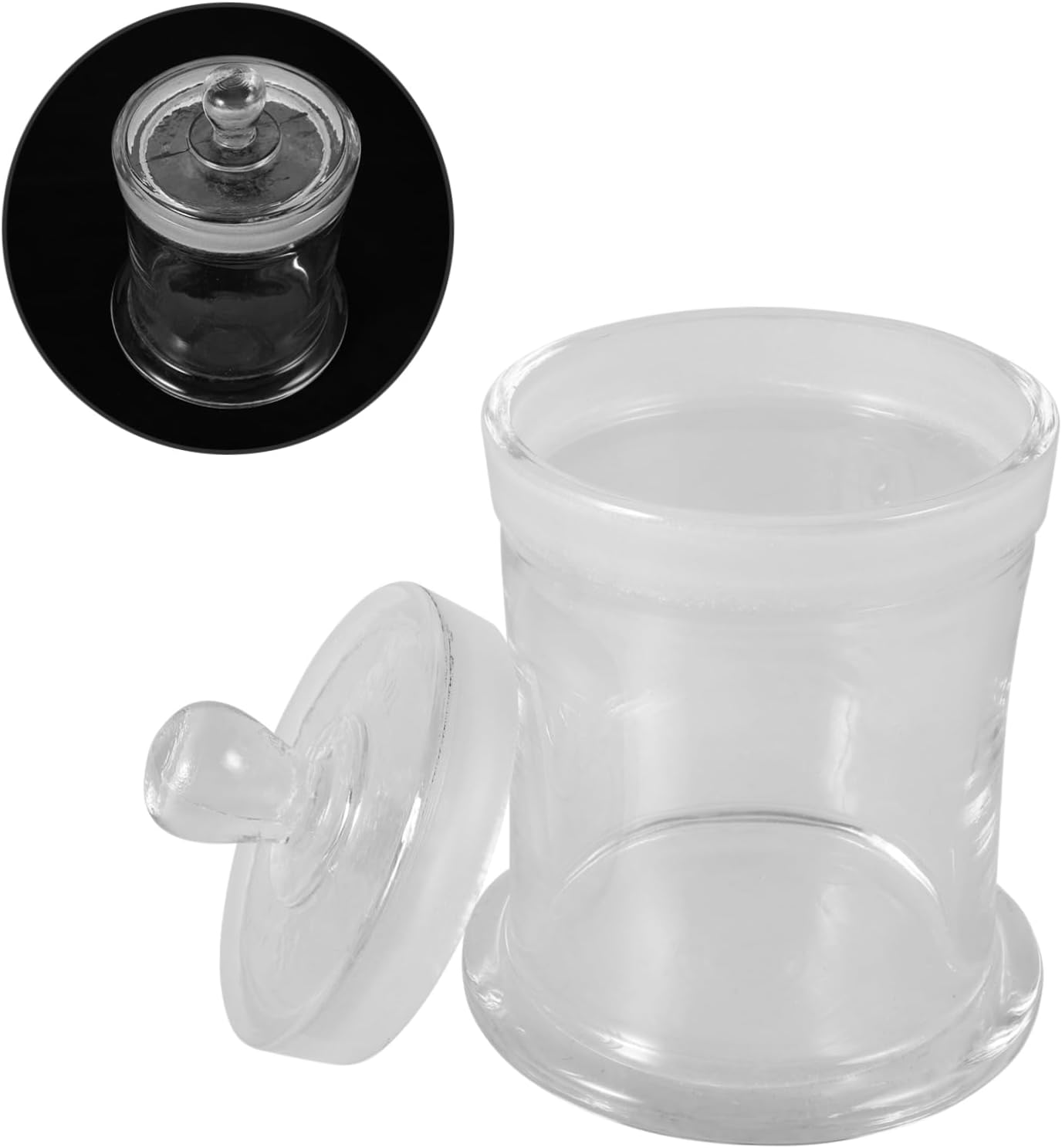 Vertical Glass Staining Jar Lid for Microscope Slides Staining Parameters Easy to Clean Stable Design for Laboratory Use for and Life Sciences