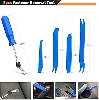 Vista 20 de GOOACC - GRC-47 Clips universales de plástico para guardabarros, 200 clips de remache con 6 tamaños de clips de retención de carrocería