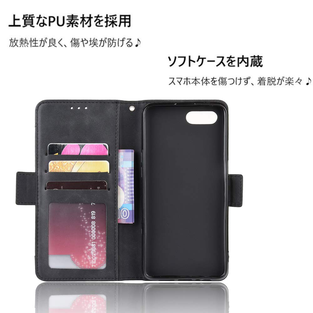 Amazon.co.jp: YEZHU Oppo Reno A 手帳型ケース・全面保護・カード