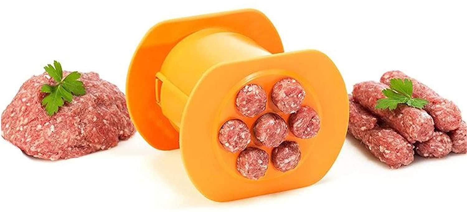 Creativity Meat Sausage Hot Dog Maker Meat Strip Squeezer Pasta Balls Rapid Prototyping Kitchen DIY Gadget Kitchen Cooking Tools