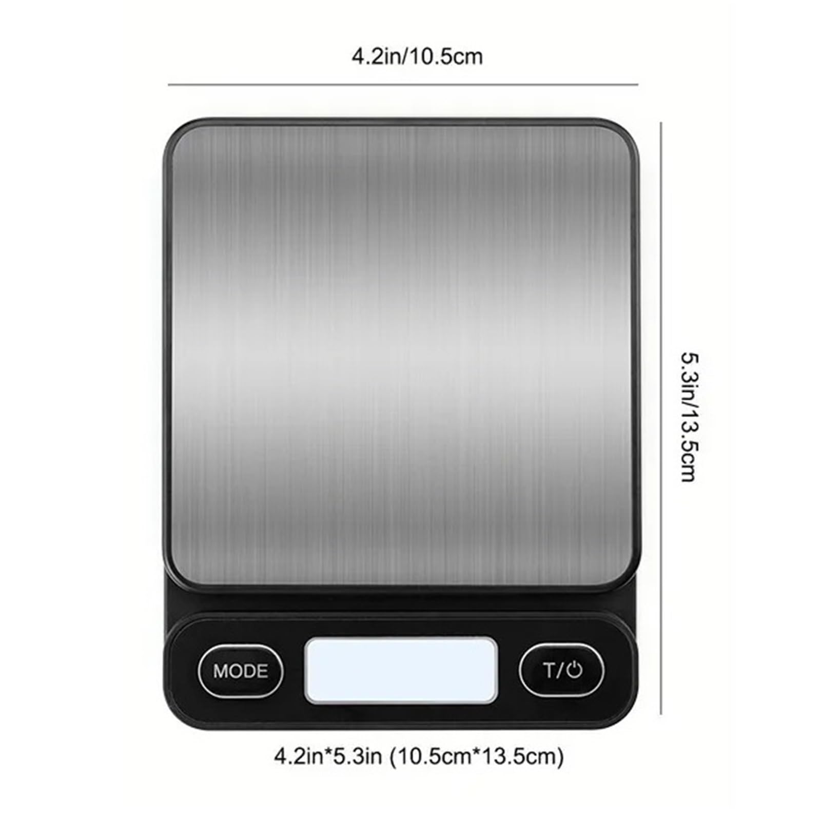 Balanza digital, Báscula de cocina digital de 0,1 g y 3 kg de capacidad con pantalla LCD.