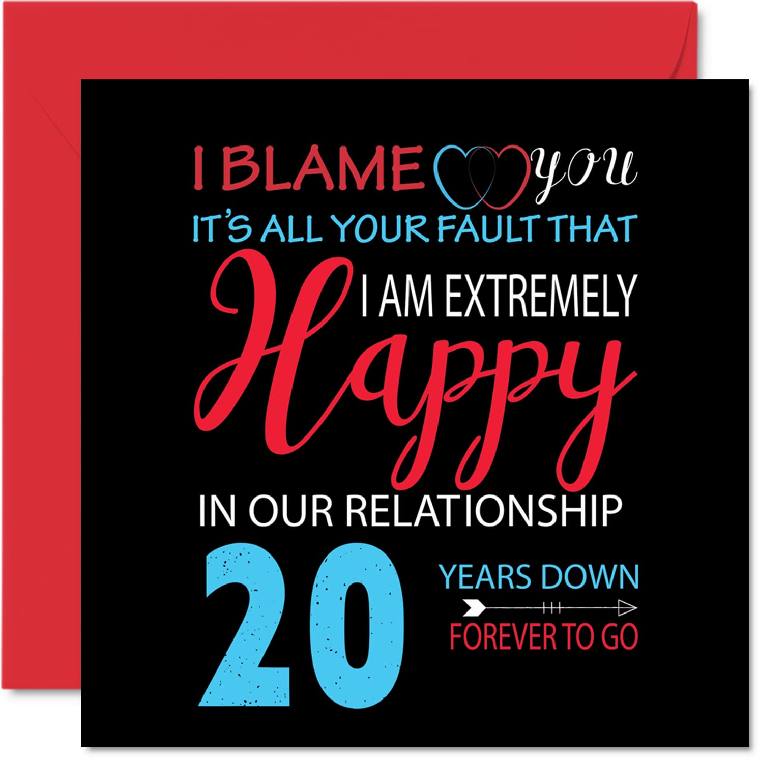 Funny China Anniversary Card for Wife or Husband