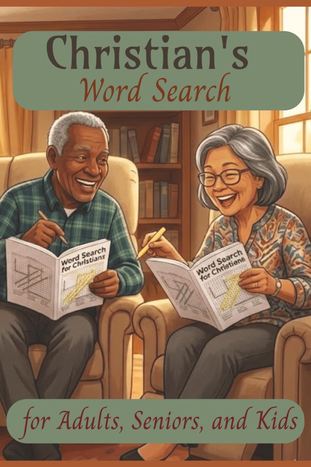 Word Search Puzzle Book For Christians: Word Searches with Easy to Read Print about Christians, Jesus, God, Bible, Scripture and More| 6x9 inches, 110 pages | 50 + Puzzles… Gift Vacation, Holiday
