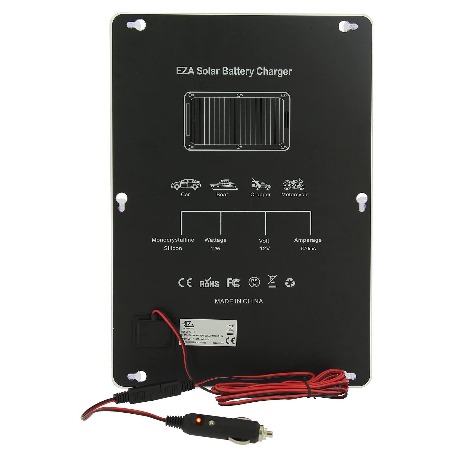 Eza Panneau Solaire APPOINT 12W