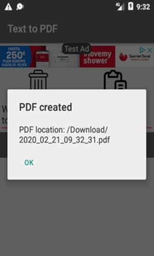 TEXT TO PDF CONVERTER - Conversion of any Text to a PDF Document