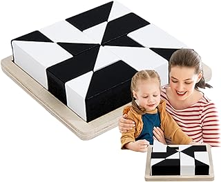 Puzzle-Blöcke für Kinder,Block-Puzzles für Kinder | Verstecktes -Vorschul-Lernspielzeug,Holz Vorschule Lernspielzeug Puzzles Kleinkindspielzeug für die Entwicklung der Feinmotorik für Mädchen