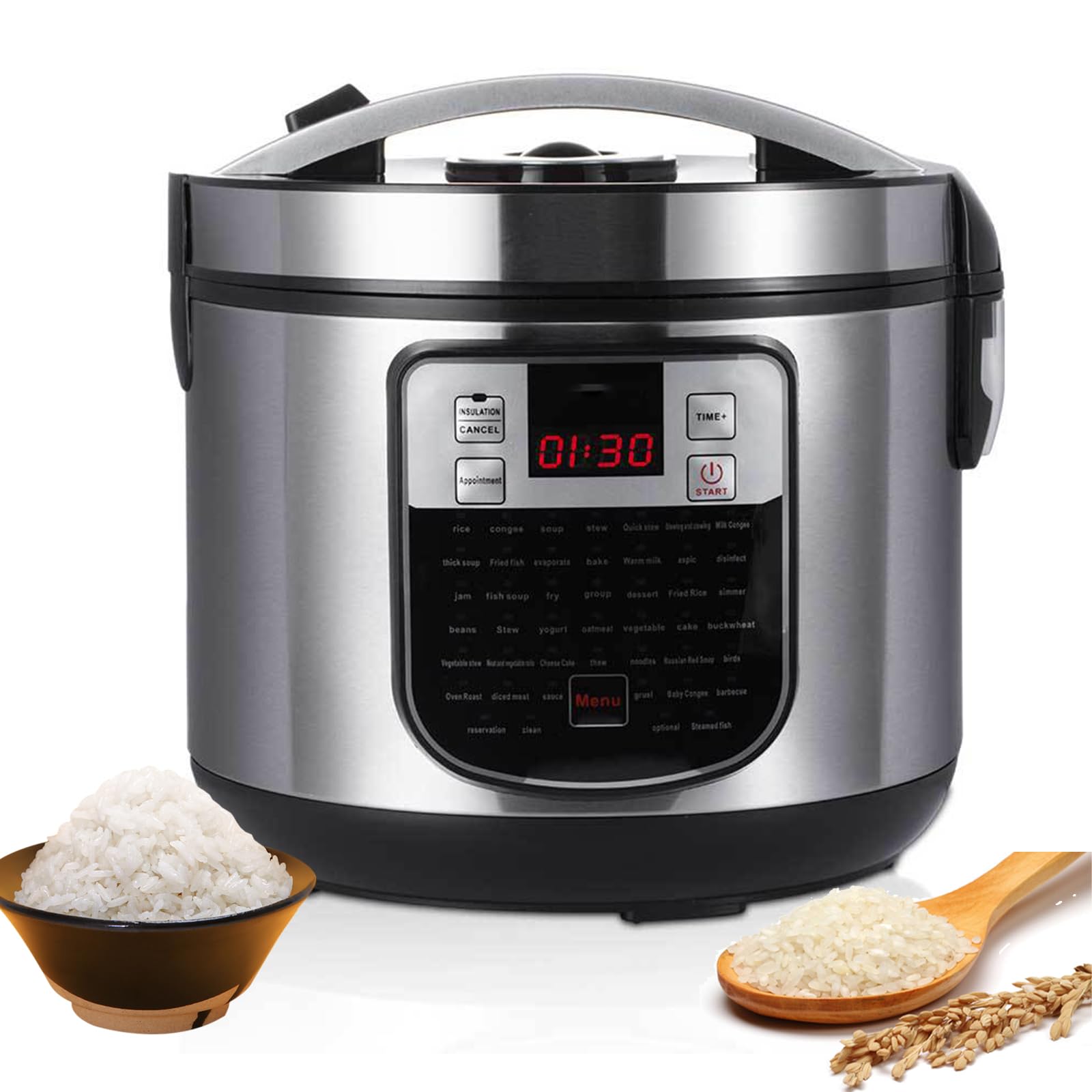 Cuiseur à riz électrique 5L multifonction avec maintien au chaud