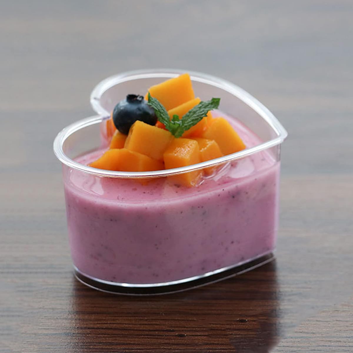 Amazon.co.jp: デザートカップ ハート型 使い捨て ドリンク