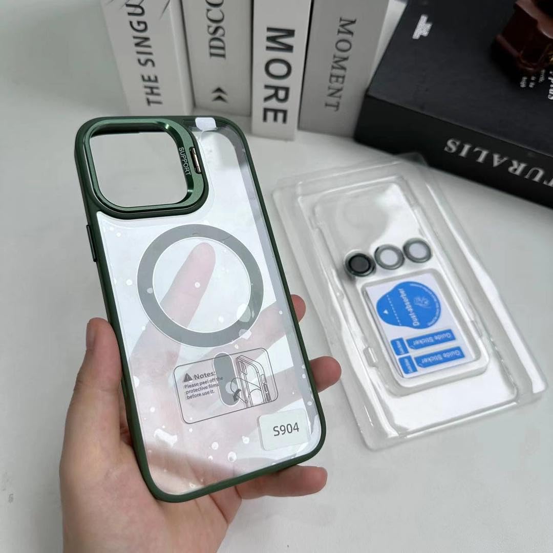 X3give Magnetic Phone Case with Camera Lens Protection for iPhone