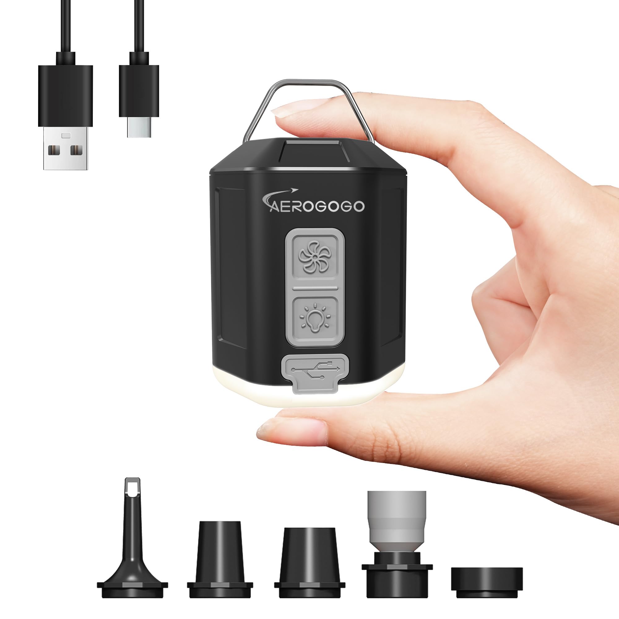 Pompe à air portable 4,2 kPa pour gonflables GIGA PUMP 4 avec pompe à matelas ultra légère de camping