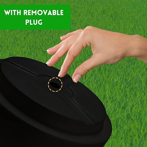 Miniatura 5 de Elly Décor Maceta de 8.0 pulgadas con orificio de drenaje y tapón.