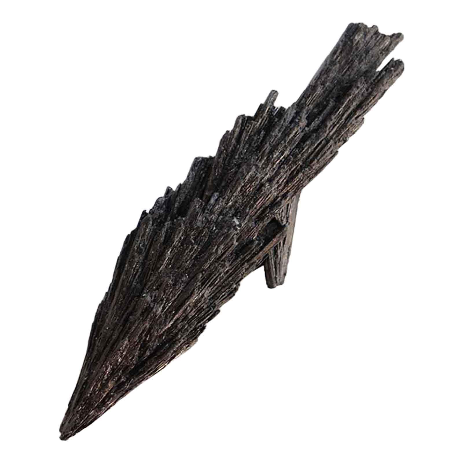 GPDNBIEU Natural quartz, Natural Raw Black Tourmaline Crystal for Tumbling, Cabbing, Fountain Rocks, Decoration, Polishing